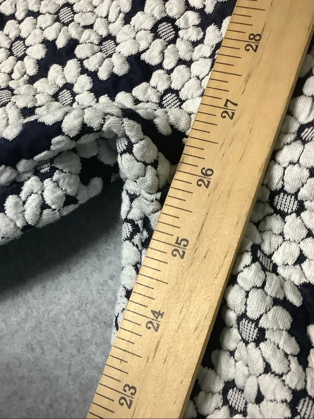 Willow Tree Black and White Floral Skirt - Picture 5 of 9